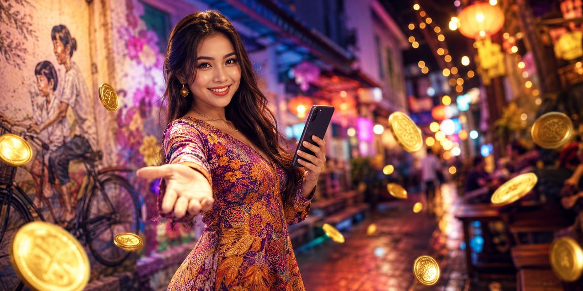 Pengguna Pulau Pinang mengakses platform pertaruhan 1825 dengan gaya batik Malaysia